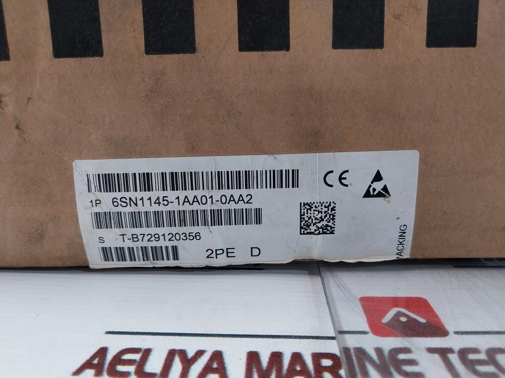 Siemens Simodrive 611 6Sn1145-1Aa01-0Aa2 Power Supply Module 10/25Kw