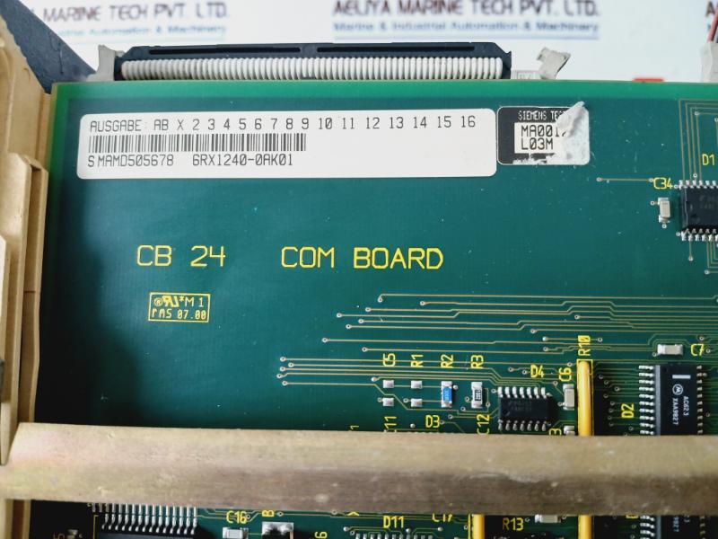 Siemens Simoreg Microprocessor D.C. Drive A1-116-180-501