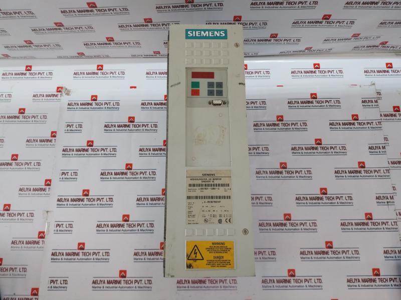 Siemens Simovert Vc 6Se7021-1Ub61-z Dc Inverter 3Ac 0-500â€¦600V 0-600Hz