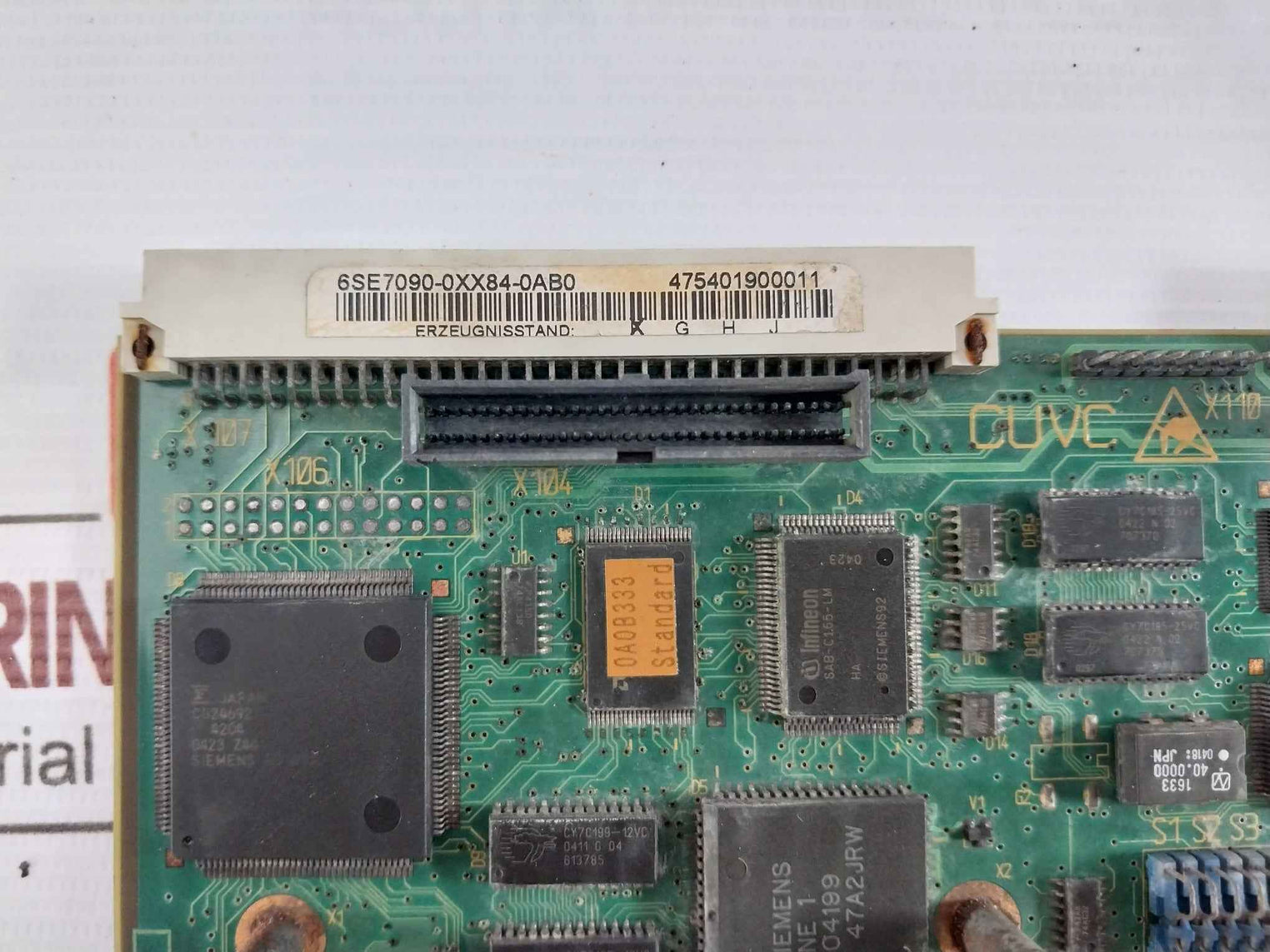 Siemens Simovert Vc 6Se7021-3Tb61 Dc Inverter 94V-0 (Not Working)