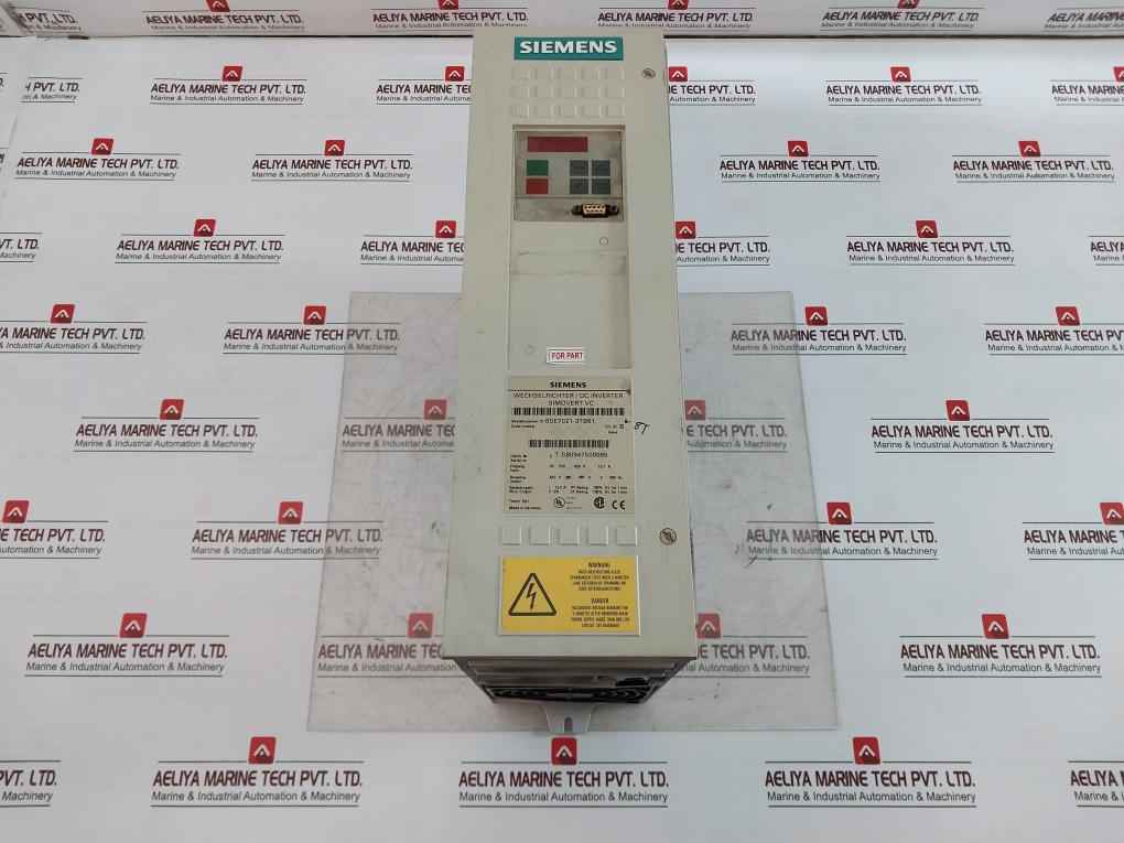 Siemens 6Se7021-3Tb61 Simovert Vc Masterdrive Inverter Compact Unit(Not Working)