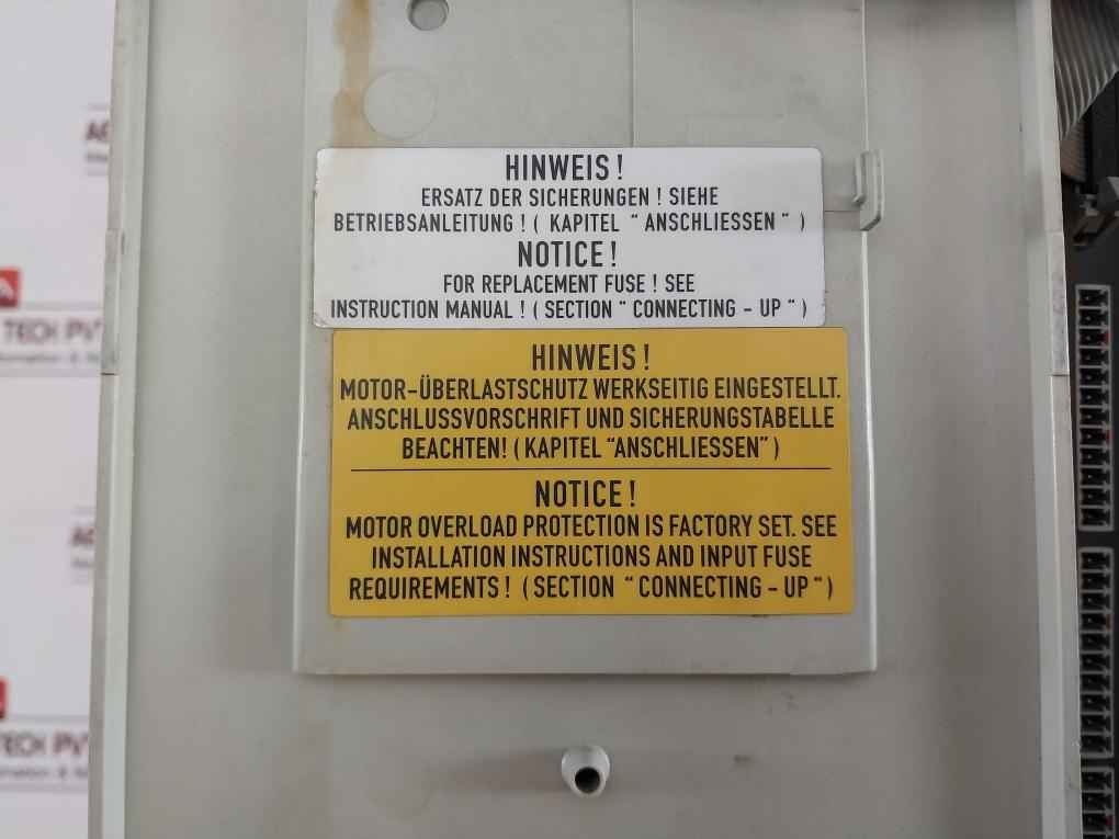 Siemens 6Se7021-3Tb61 Simovert Vc Masterdrive Inverter Compact Unit(Not Working)