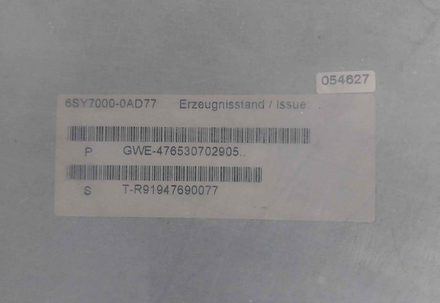 Siemens Simovert Vc 6Se7031-8Tf60-z Dc Inverter Drive G91+L30+ Dc 510-650V 221.0A