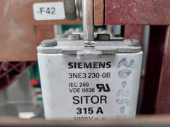 Siemens Simovert Vc 6Se7031-8Tf60-z Masterdrive Vector Control Inverter Unit