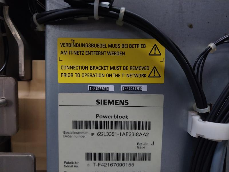 Siemens 1P 6Sl3310-1Te33-8Ab3 Sinamics Converter Power Module Ip10 380-480V 395A