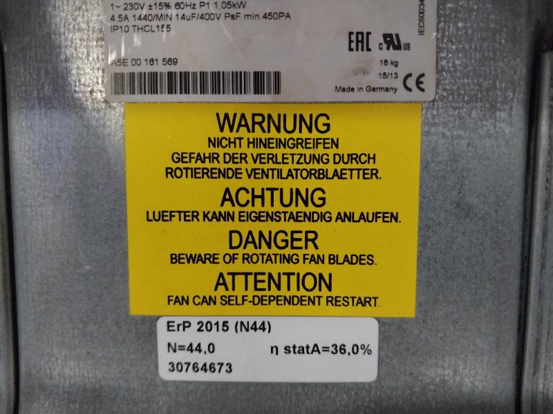Siemens 1P 6Sl3310-1Te33-8Ab3 Sinamics Converter Power Module Ip10 380-480V 395A