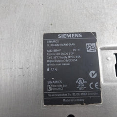 Siemens Sinamics 1P 6Sl3040-1Ma00-0Aa0 Control Unit Cu320-2 Dp