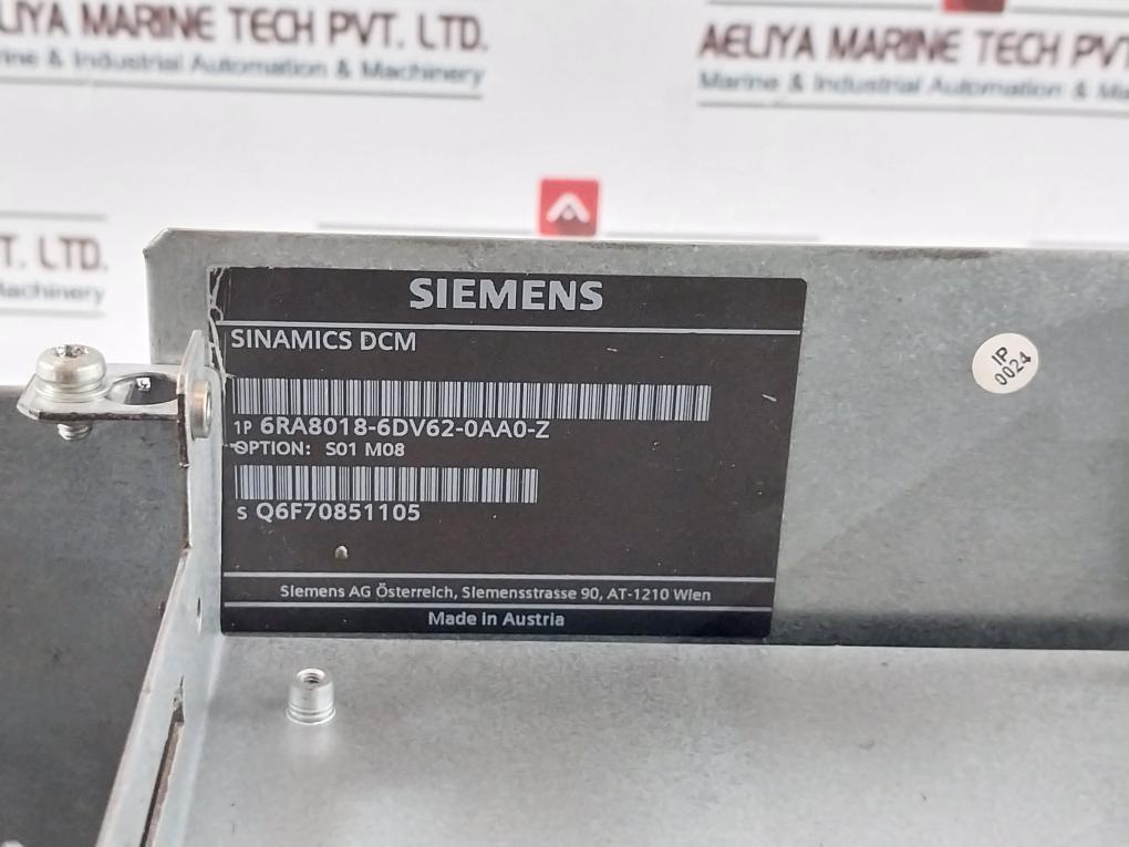 Siemens Sinamics Dcm Dc-converter 1P 6Ra8018-6Dv62-0Aa0-z, 50/60Hz