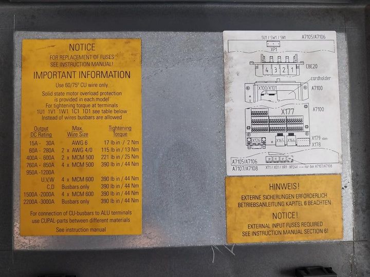 Siemens Sinamics Dcm Dc-converter 1P 6Ra8018-6Dv62-0Aa0-z, 50/60Hz