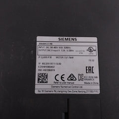 Siemens Sinamics V90 Servo Drive 400V Fsb Module 6Sl3210-5Fe11-5Ua0