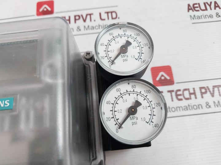 Siemens Sipart Ps100 6Dr7101-1An14-4Bc0 Electropneumatic Positioner Rev:01 Ip66