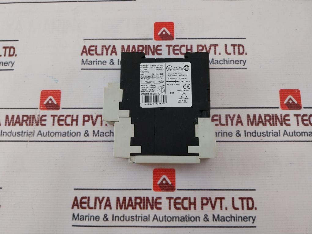 Siemens Sirius 3R 3RN1010-1CM00 Motor Protection Relay E02