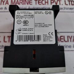 Siemens Sirius 3Rh1122-2Bb40 Contactor Relay W/ Suppression Diode 3Rt1916-1Lm00