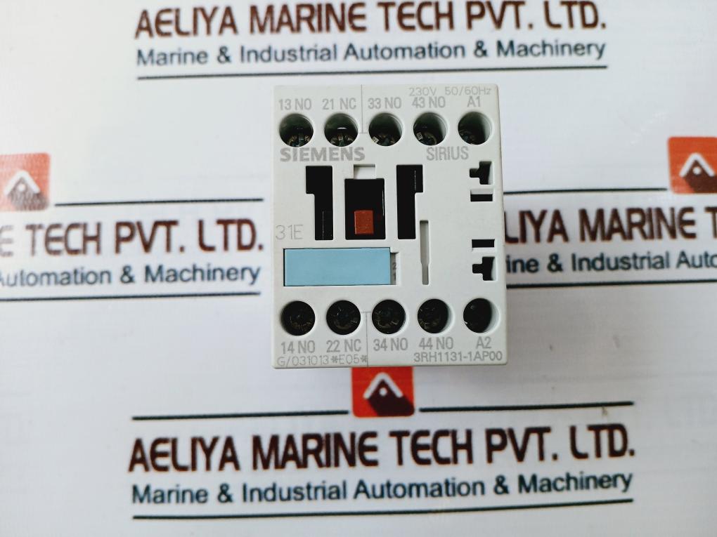 Siemens Sirius 3Rh1131-1Ap00 Control Relay Ac 230V 50/60Hz