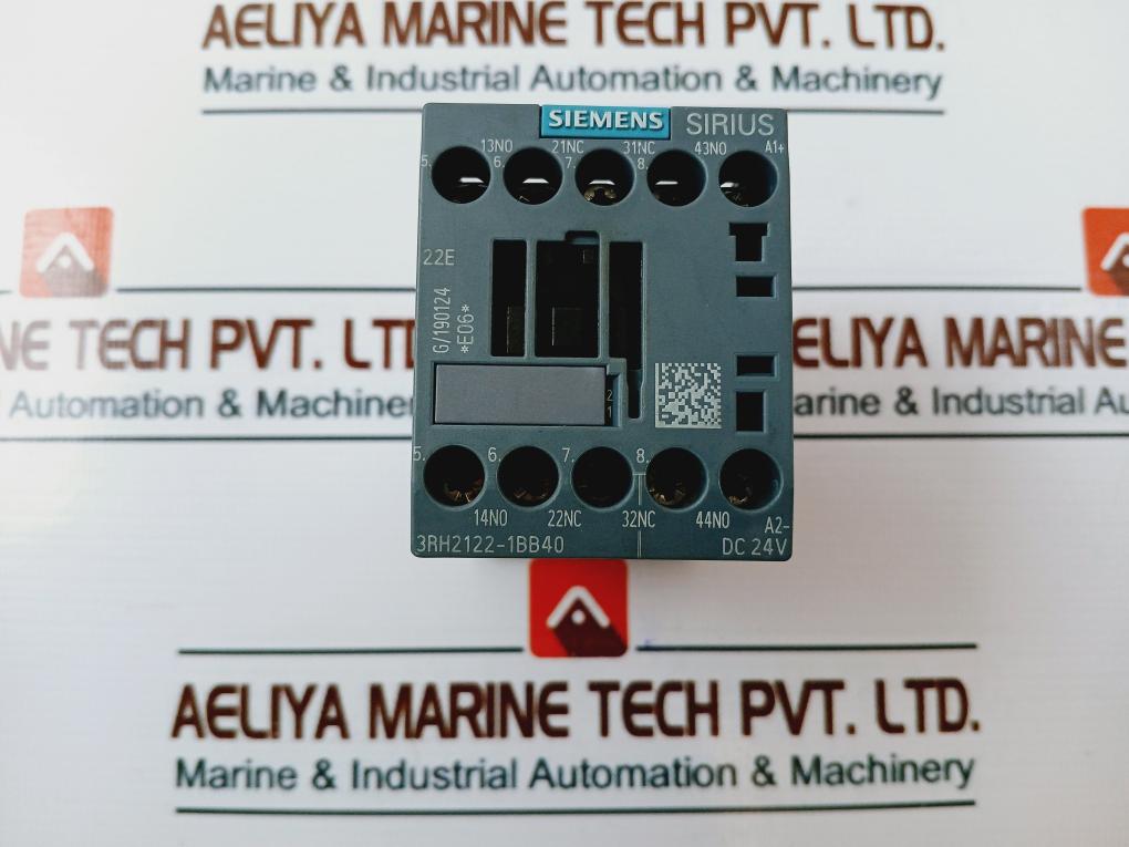 Siemens Sirius 3Rh2122-1Bb40 Contactor 24Vdc 50/60Hz