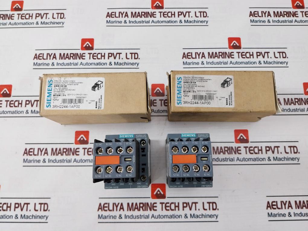 Siemens Sirius 3Rh2244-1Ap00 Contactor Relay 690V