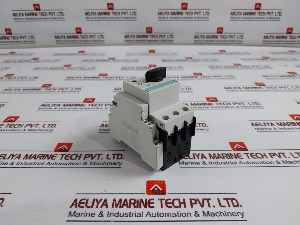 Siemens Sirius 3Rv1021-1Da10 Circuit Breaker With 3Rv1901-2A Auxiliary Switch