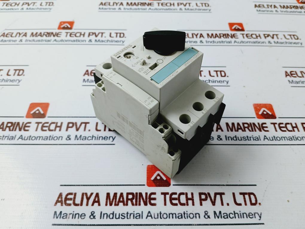 Siemens Sirius 3Rv1021-1Ga10 Circuit Breaker W/ Auxiliary Switch 3Rv1901-2A 690V