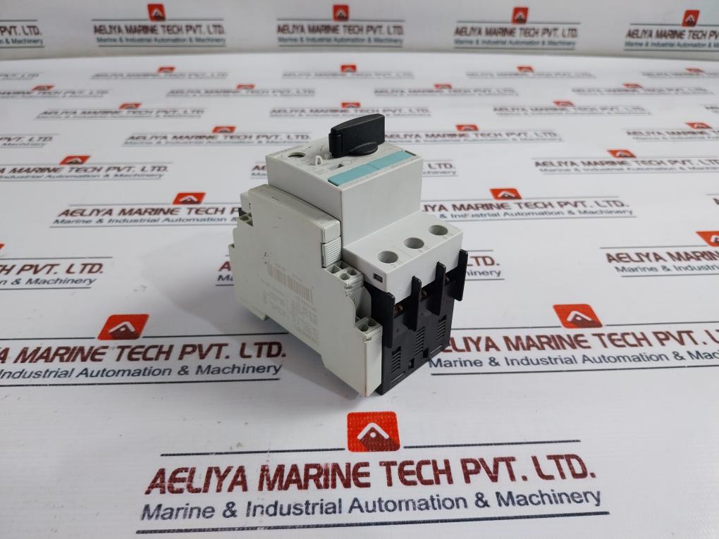 Siemens Sirius 3Rv1021-1Ja10 Circuit Breaker With 3Rv1901-2A Auxiliary Switch