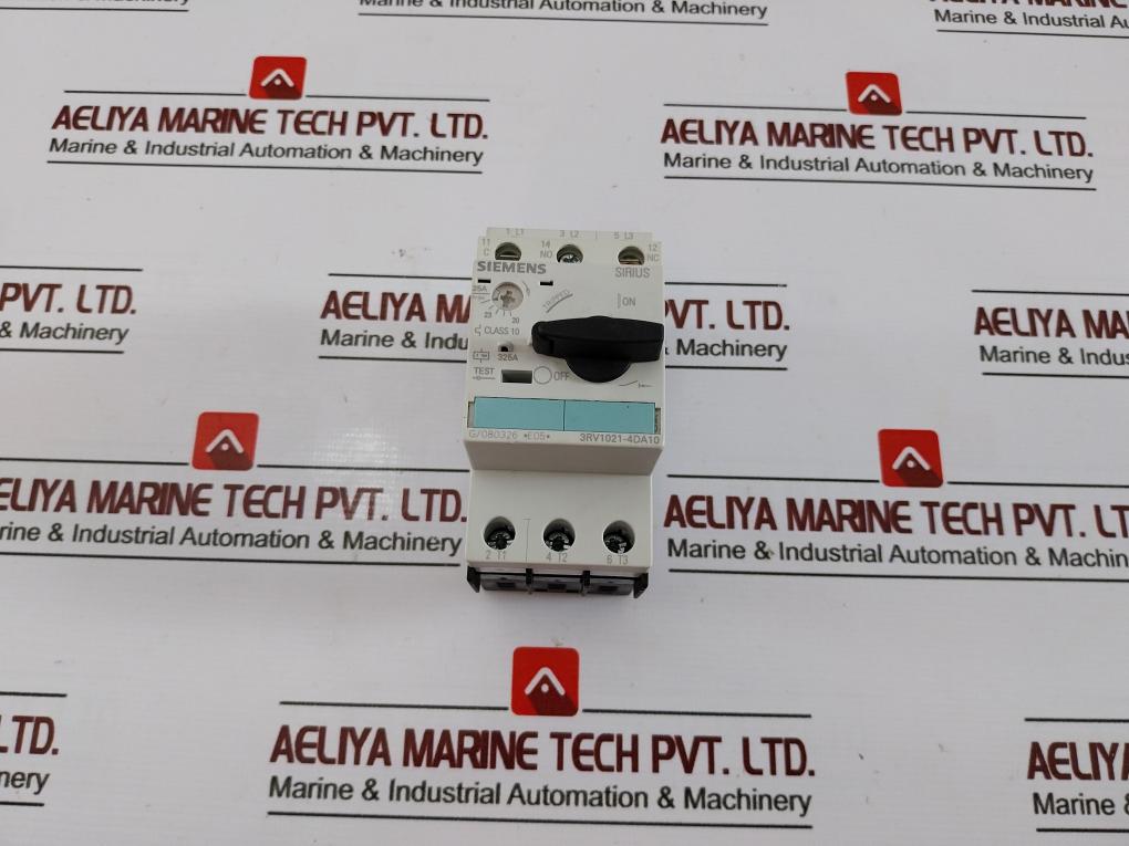 Siemens Sirius 3Rv1021-4Da10 Circuit Breaker For Motor Protection 20-25A 325A