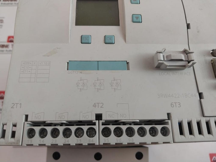 Siemens Sirius 3Rw4422-1Bc44 Motor Starter 50/60Hz