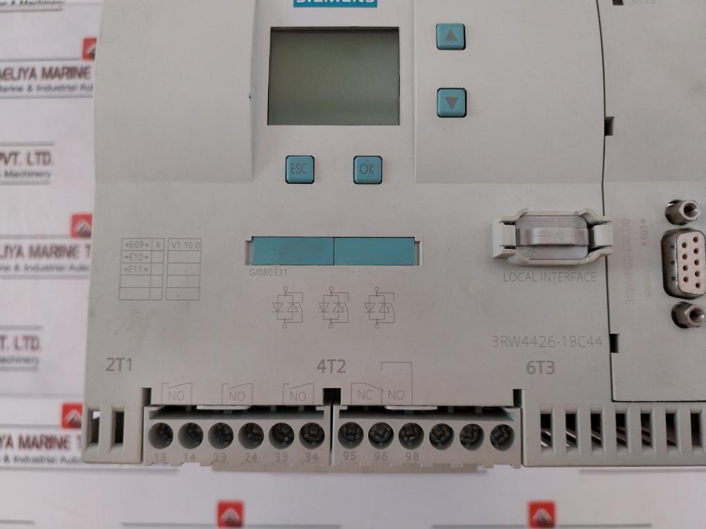 Siemens Sirius 3Rw4426-1Bc44/3Rw4900-0Kc00 Ac Semiconductor Motor Starter