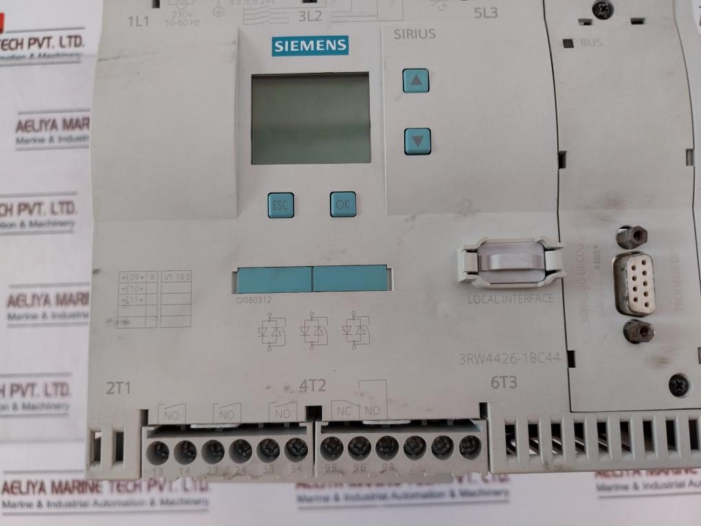 Siemens Sirius 3Rw4426-1Bc44 Ac Semiconductor Motor Starter 230V