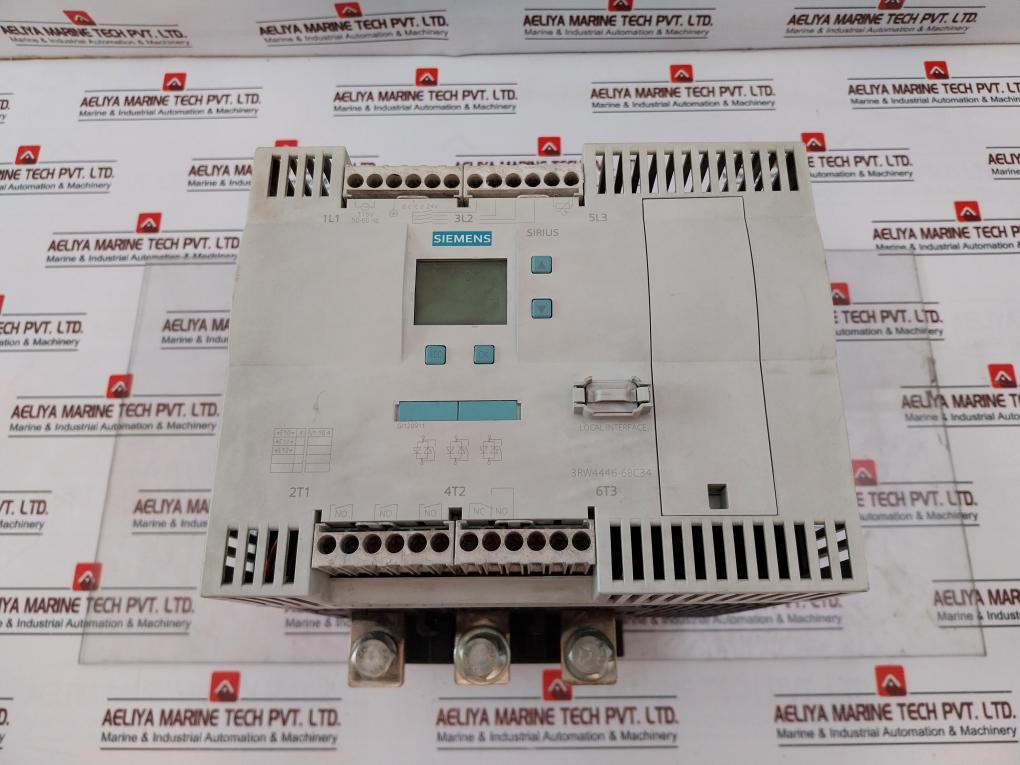 Siemens Sirius 3Rw4446-6Bc34 Ac Semiconductor Motor Starter 200-460V 50-60Hz