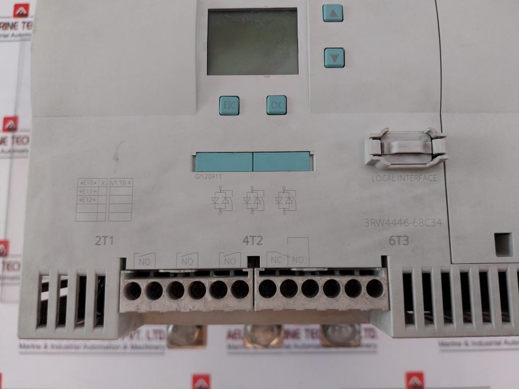 Siemens Sirius 3Rw4446-6Bc34 Ac Semiconductor Motor Starter 200-460V 50-60Hz
