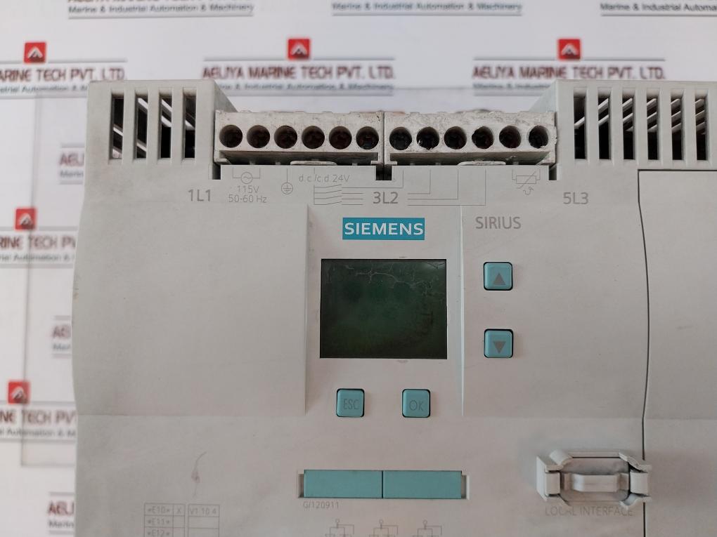 Siemens Sirius 3Rw4446-6Bc34 Ac Semiconductor Motor Starter 200-460V 50-60Hz