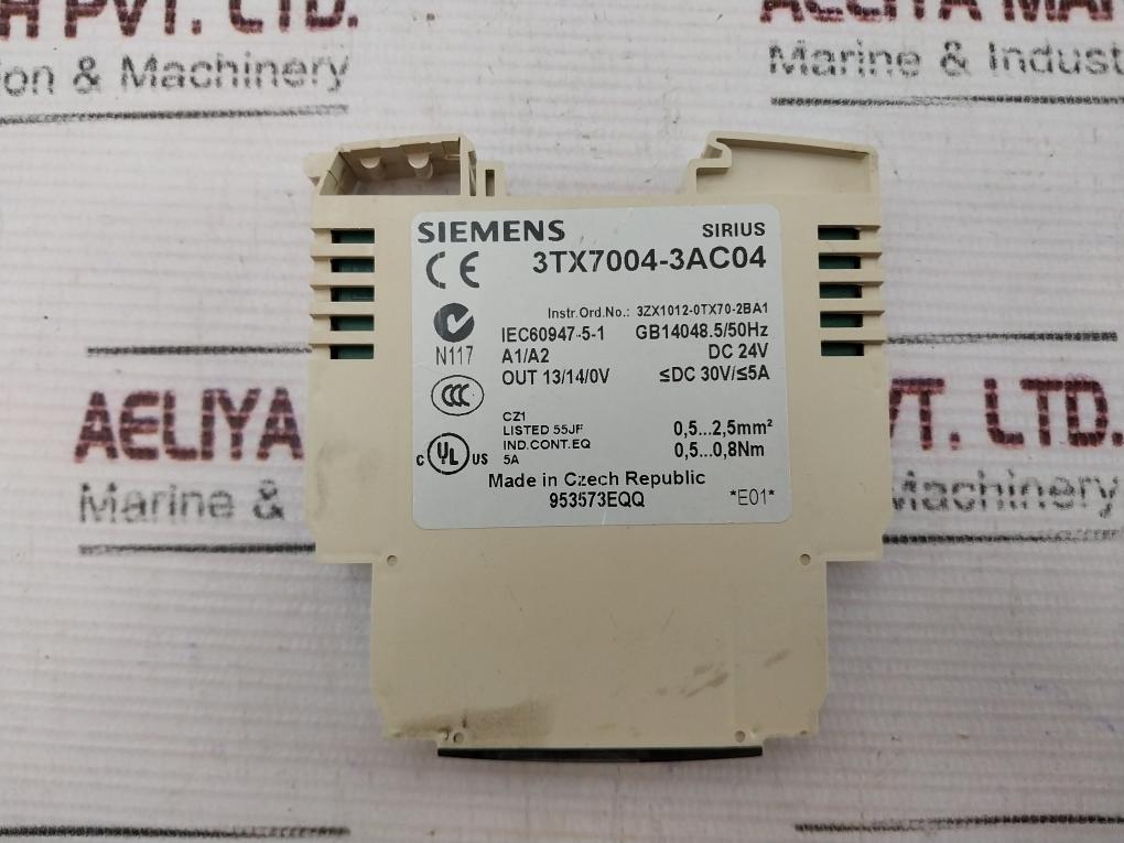 Siemens Sirius 3Tx7004-3Ac04 Output Interface Relay