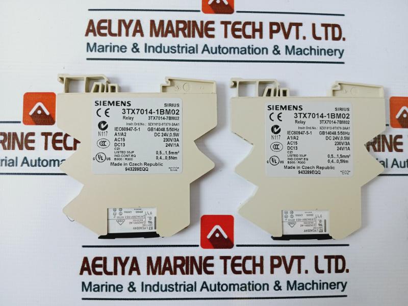 Siemens Sirius 3Tx7014-1Bm02 Input Coupler With Plug-in Relay 3Tx7014-7Bm02