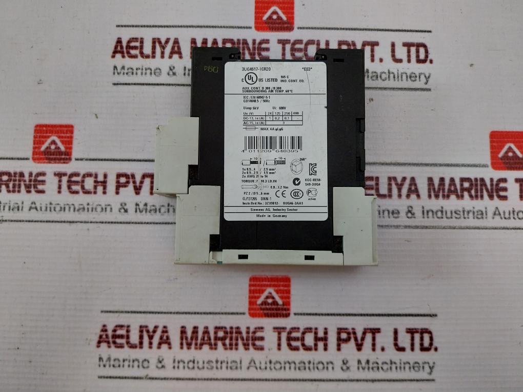 Siemens Sirius 3Ug4617-1Cr20 Voltage Monitoring Relay