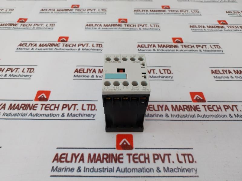 Siemens Sirius 3rt1017-1hb42 Power Contactor Dc 17-30v 22a 50/60hz