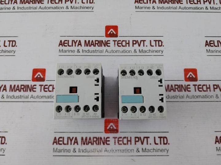 Siemens Sirius 3rt1017-1hb42 Power Contactor Dc 17…30v 20a 600vac