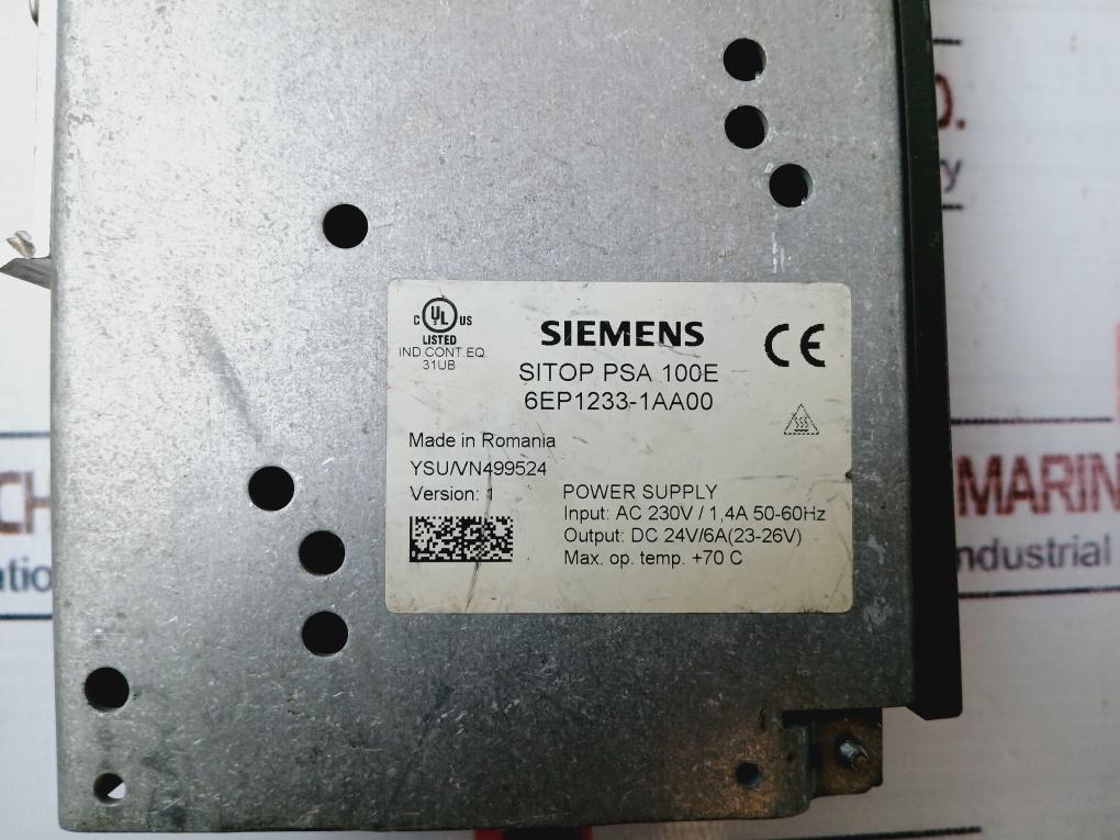 Siemens Sitop Psa 100E 6Ep1 233-1Aa00 Power Supply