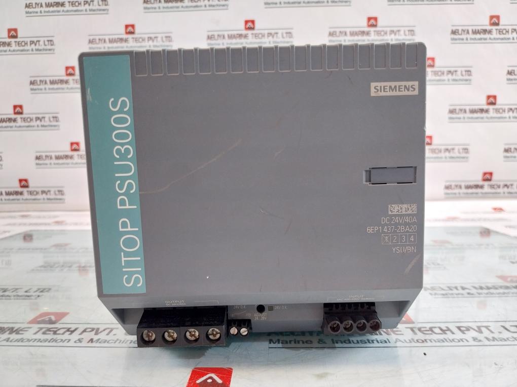 Siemens Sitop Psu300S 6Ep1437-2Ba20 Power Supply 3Ac 400-500V 2.0-1.7A 50/60Hz