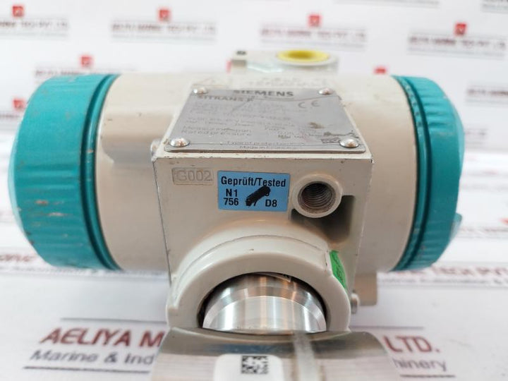 Siemens Sitrans 7Mf4433-1Gy02-2Ac6-z Pressure Transmitter 4-20 Ma Hart Ip65