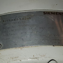 Siemens Sitrans Lr250 Radar Level Sensor Transmitter