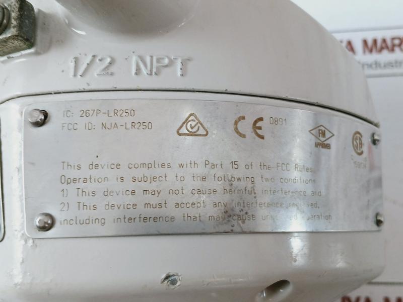 Siemens Sitrans Lr250 Radar Level Transmitter 7Ml54310Ad200Ca1-z