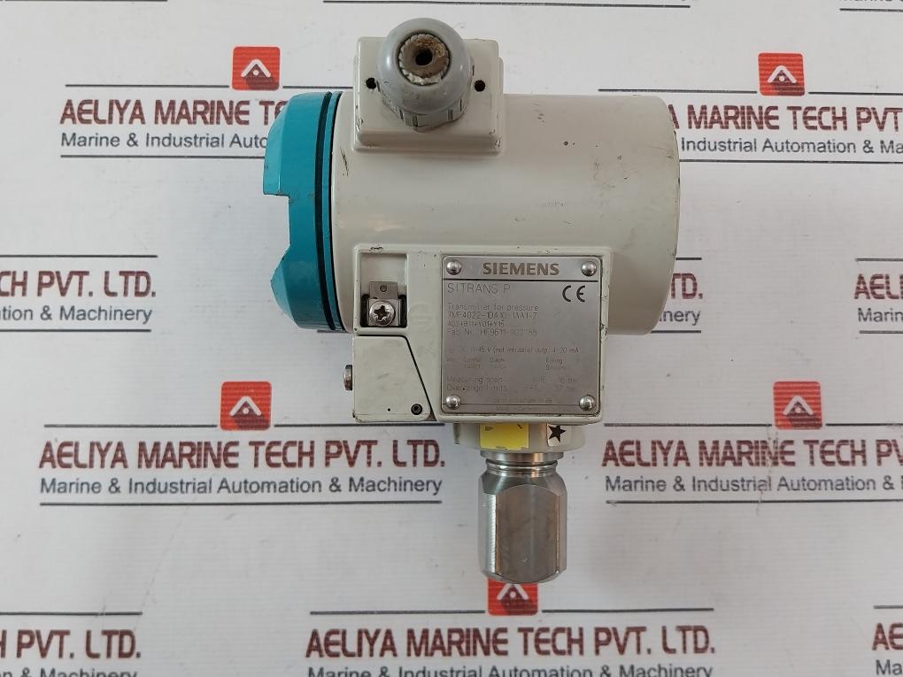 Siemens Sitrans P 7Mf4022-1Da10-1Aa1-z Pressure Transmitter Ip65