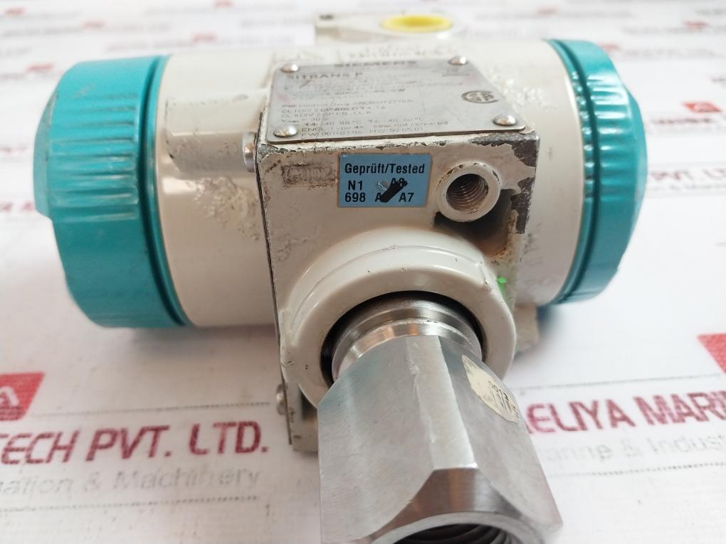 Siemens Sitrans P 7Mf4033-1Ea10-2Nc1 Pressure Transmitter 4-20Ma Hart Ip65