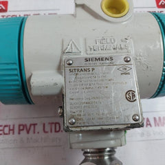 Siemens Sitrans P 7Mf4033-1Ea10-2Nc1 Pressure Transmitter 4-20Ma Hart Ip65