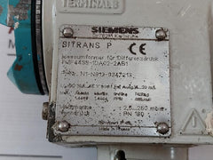 Siemens Sitrans P 7Mf4433-1Da02-2Ab1 Transducer For Differential Pressure 4-20Ma