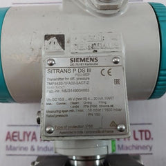 Siemens Sitrans P 7Mf4433-1Fa02-2Ac7-z Ds Iii Differential Pressure Transmitter