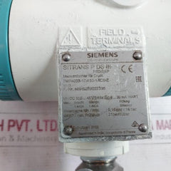 Siemens Sitrans P Ds Iii 7Mf4033-1Da10-1Ac6-z Hart Pressure Transducer 4-20Ma