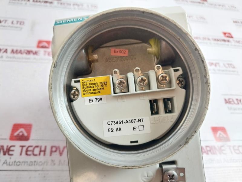 Siemens Sitrans P Ds Iii 7Mf4033-1Da10-2Ac7-z Pressure Transmitter 21 Bar 1.4404