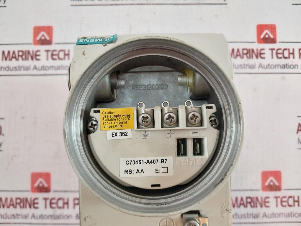 Siemens Sitrans P Ds Iii 7Mf4033-1Ea10-2Ac6-z Pressure Transmitter Ip 66