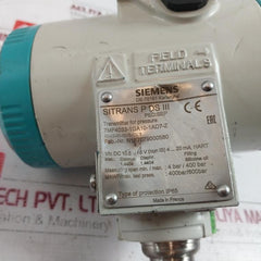 Siemens Sitrans P Ds Iii 7Mf4033-1Ga10-1Ad7-z Pressure Transmitter 0011.03.06