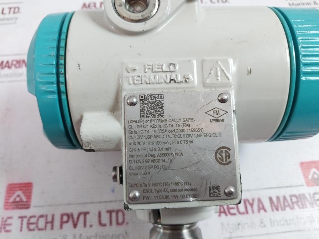 Siemens Sitrans P Ds Iii 7Mf4233-1Fb10-2Nc6-z Pressure Transmitter Ip66 11.03.06